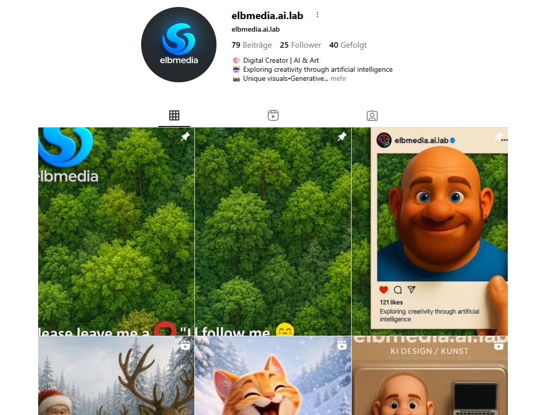 Neue KI-Bilder & kreative Einblicke auf Instagram