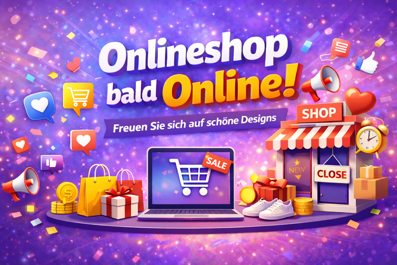 🚀 Unser Onlineshop geht bald live!